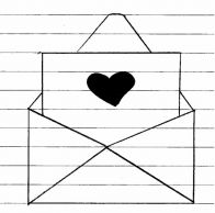 Brief=Kommunikation    Herz=Liebe,Wärme, Leidenschaft